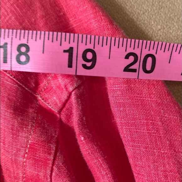 Neiman Marcus Italian fine 100% Linen fabric, button cuffs and collar - Picture 8 of 9